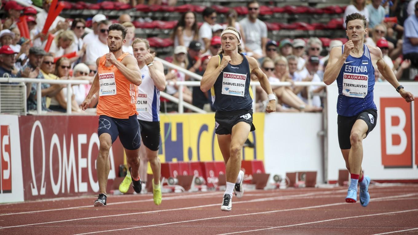 Trots de senaste årens motgångar satsar Fredrik Samuelsson vidare mot OS i Los Angeles 2028, men innan dess vill han slå det svenska rekordet. Foto: Sören Andersson/TT