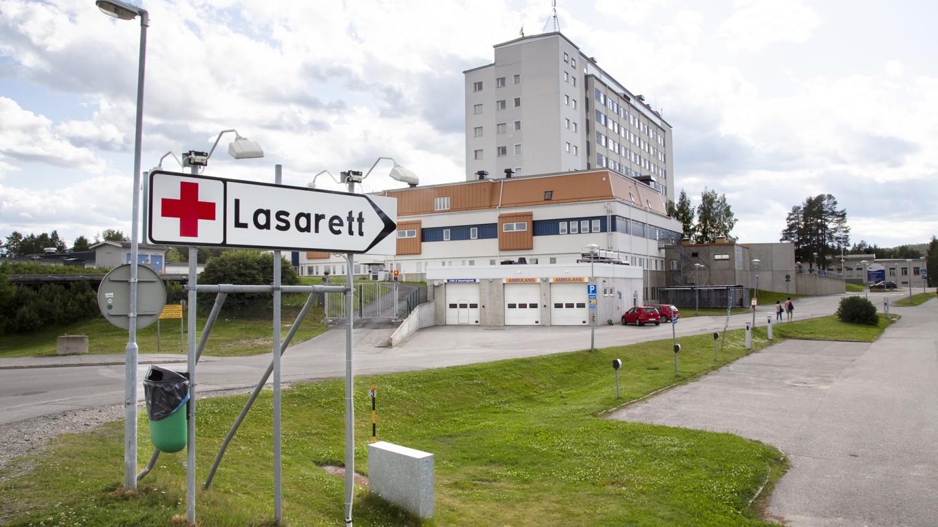 Lycksele lasarett i region Västerbotten. Arkivbild. Foto:Helena Landstedt/TT