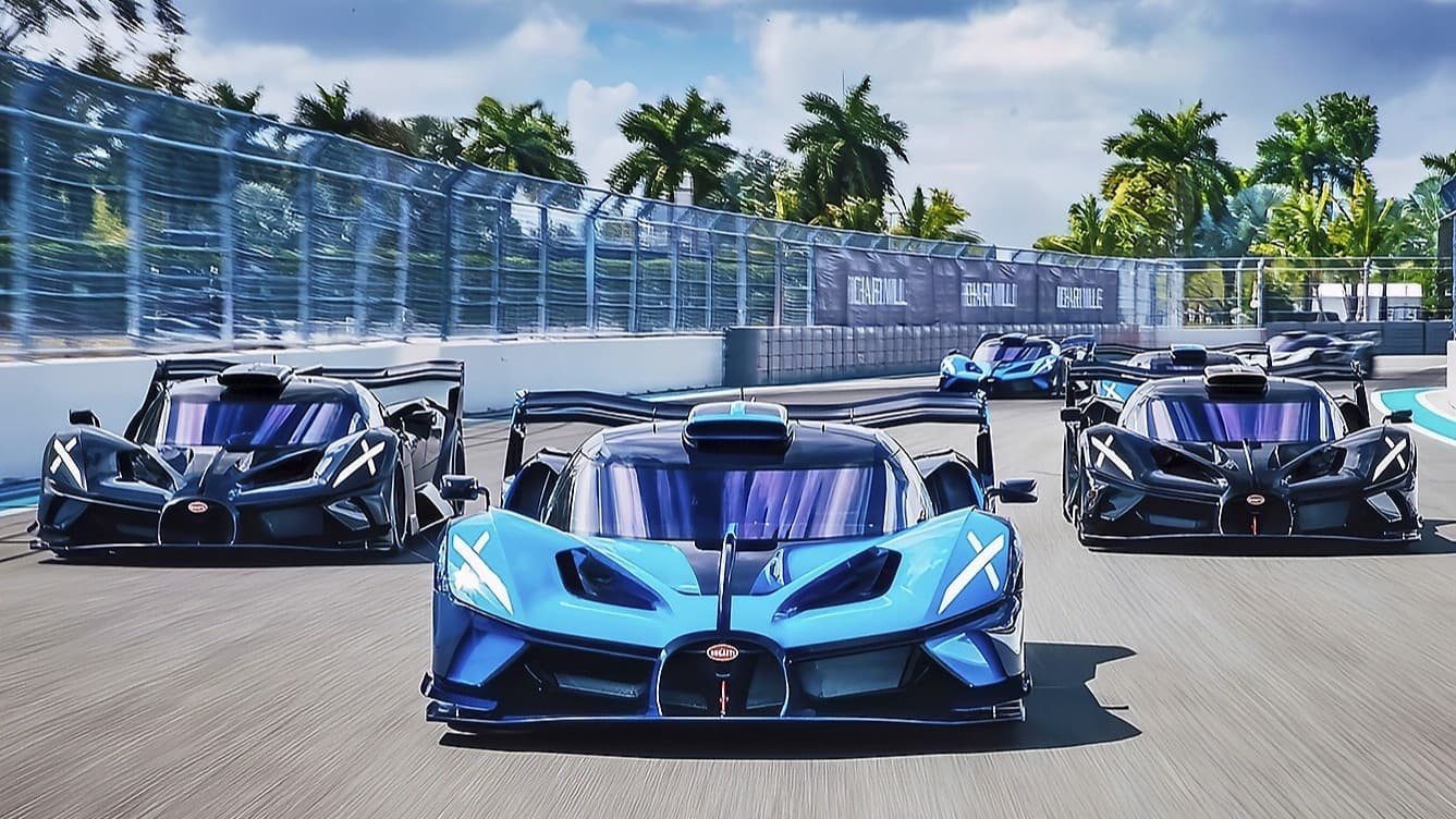 Bugatti väckte Florida. Foto: CNP