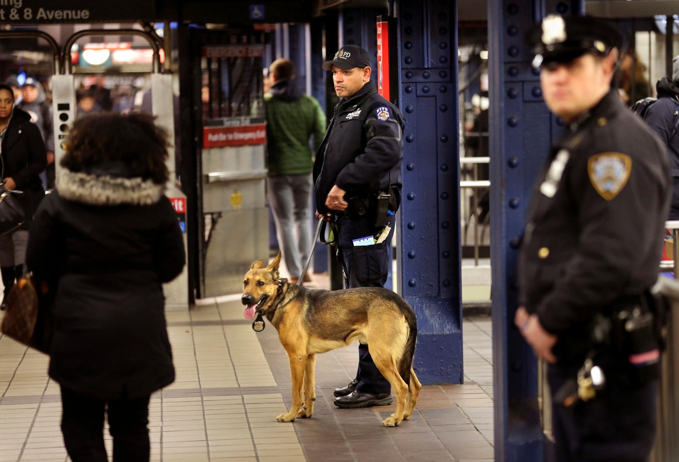 800 poliser ska stoppa personer som försöker planka i New Yorks tunnelbana. Arkivbild. Foto: Seth Wenig/AP/TT