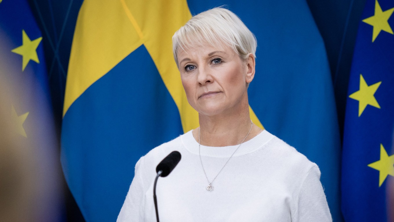 Äldre- och socialförsäkringsminister Anna Tenje (M). Foto: Svante Rinalder/Regeringskansliet