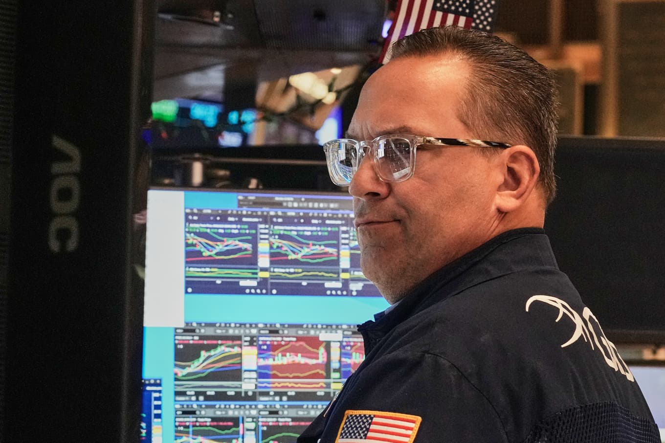 Handlarna på Wall Street hade mestadels stigande kurser att hantera på fredagen. Arkivbild. Foto: Richard Drew/AP/TT