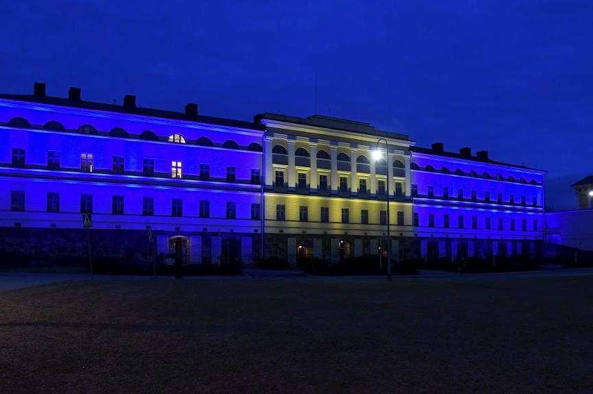 Det finska utrikesministeriet i Helsingfors. Foto: Markku Ulander/AP/TT