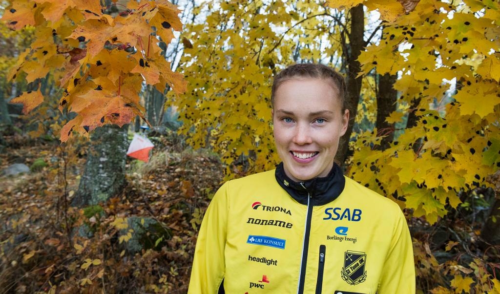 Tove Alexandersson, tvåa i torsdagens världscupsprint i Finland. Foto: TT