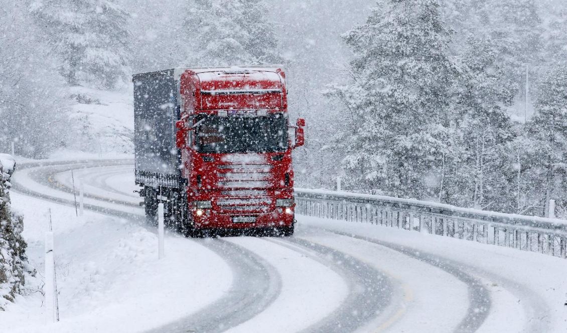 

Snön fortsätter att falla i Norrland, om än med lägre intensitet. Foto: Terje Pedersen/NTB scanpix/TT-arkivbild                                                                                                