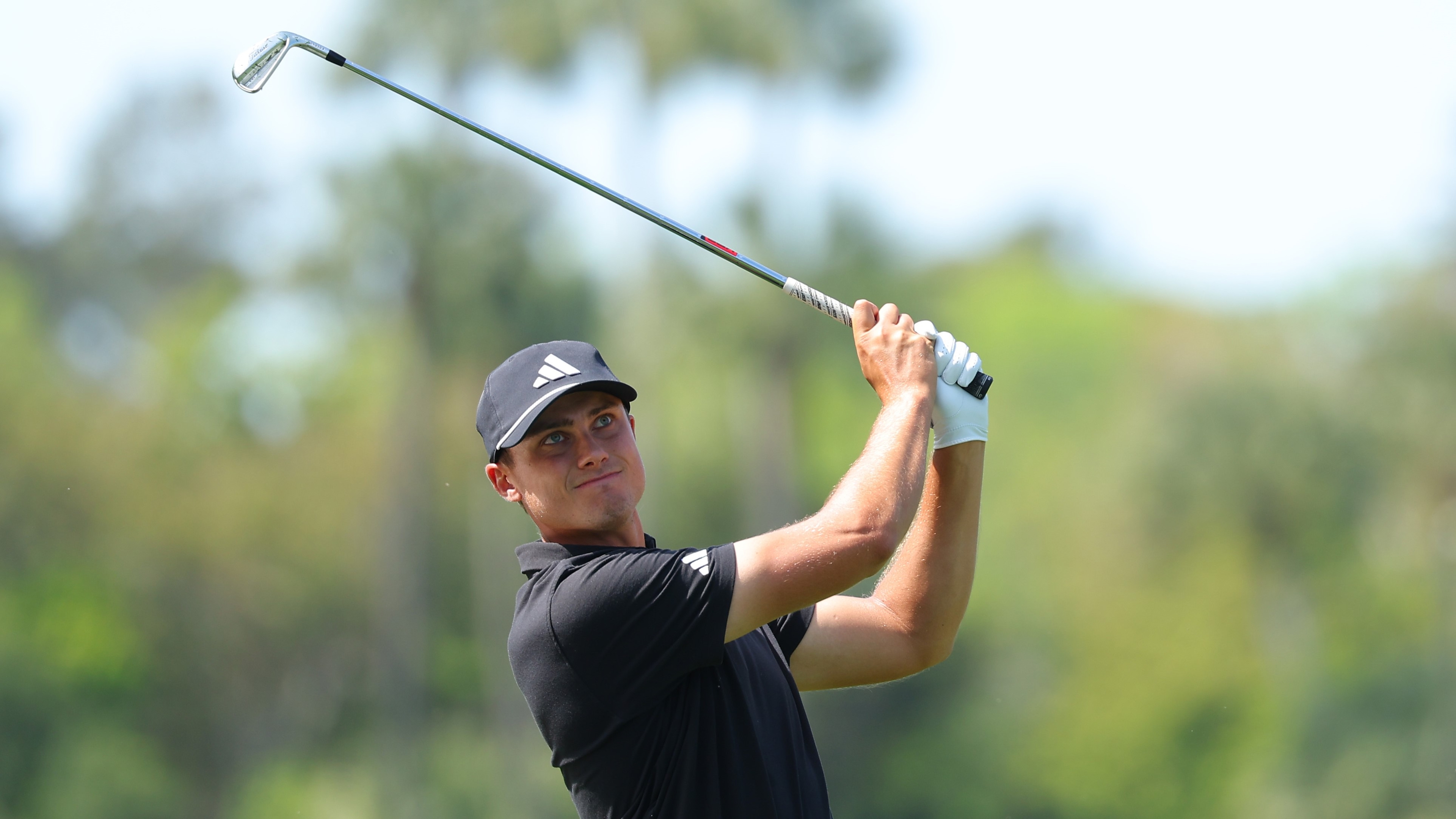 Ludvig Åberg blev golfproffs i juni förra året och är en sensation. Skåningen har spelat in 39 miljoner kronor och är rankad tia i världen. Foto: Kevin C. Cox/Getty Images