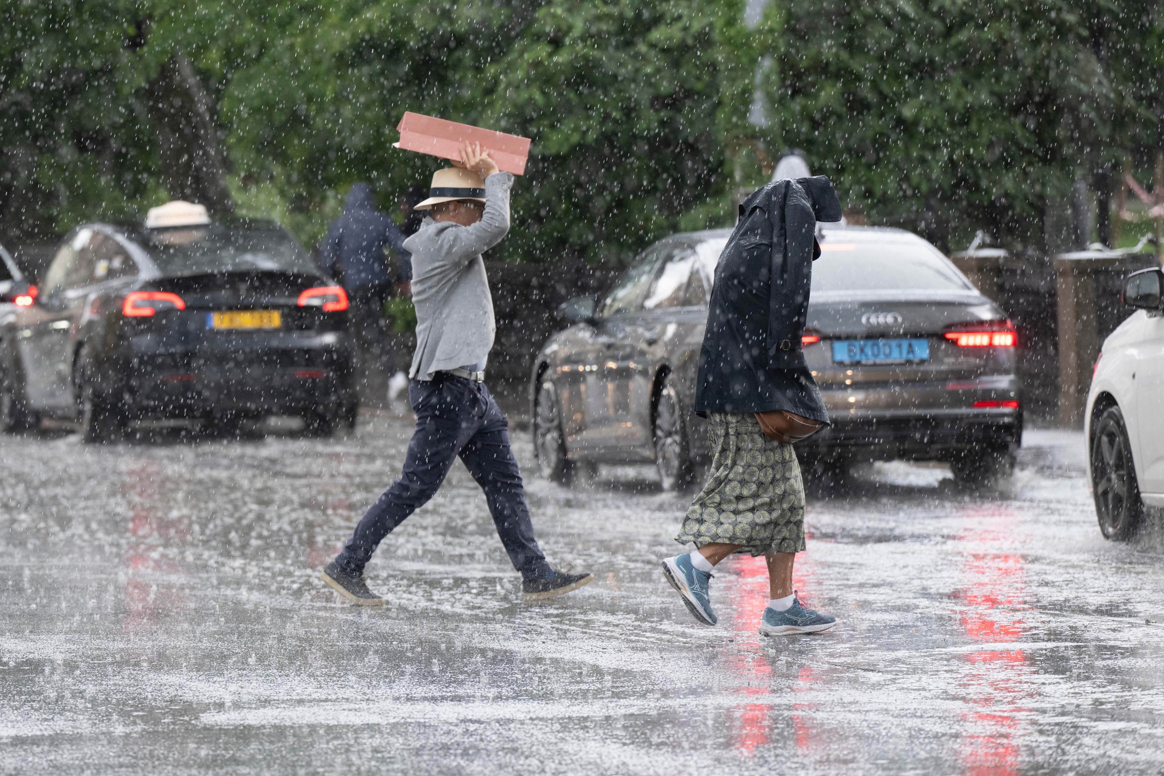 Det kan bli regnoväder i delar av Götaland under lördagen och SMHI varnar för risk för skyfall på sina håll. Arkivbild. Foto: Henrik Montgomery/TT