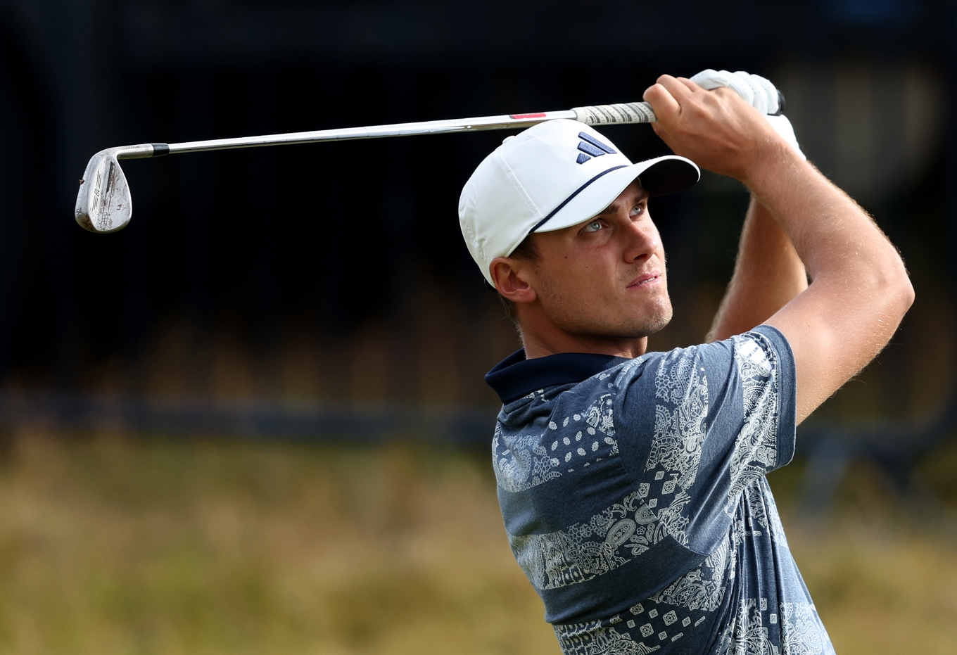 Vårt nya stjärnskott Ludvig Åberg tillhör förhandsfavoriterna i OS-golfen, trots att han inte lyckades särskilt bra i British Open nyligen. 
Foto: Warren Little/Getty Images