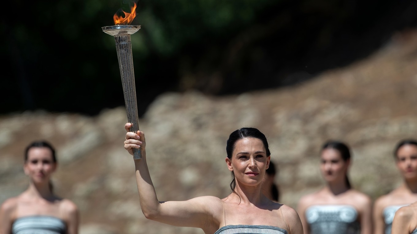 Den olympiska elden är ett av spelens starkaste kännetecken. Elden är en symbol för strävan efter det perfekta, kampen för seger, fred och vänskap. Foto: Ververidis Vasilis/Shutterstock