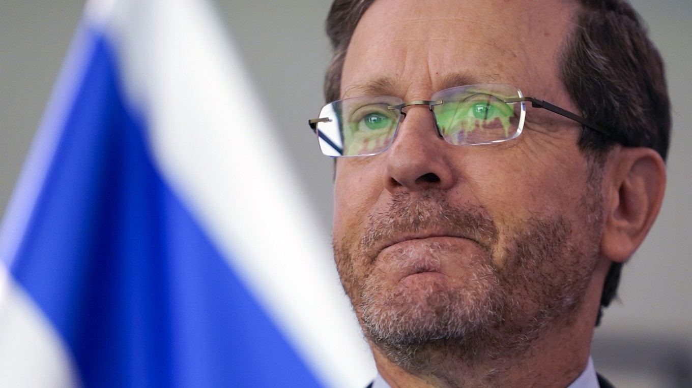 Israels president Isaac Herzog. Arkivbild. Foto: Nathan Howard/AP/TT