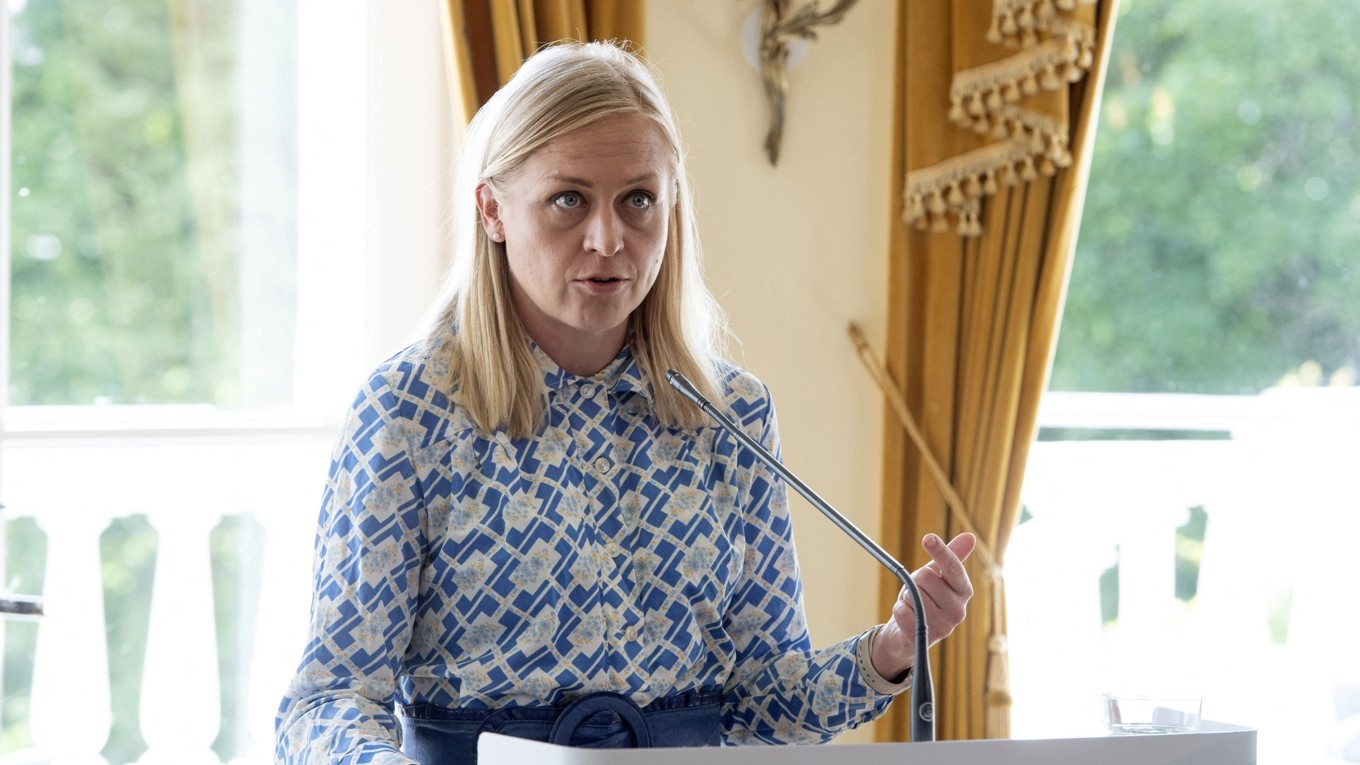 Finland utrikesminister Elina Valtonen. Foto: Kimmo Penttinen/Lehtikuva/AFP via Getty Images