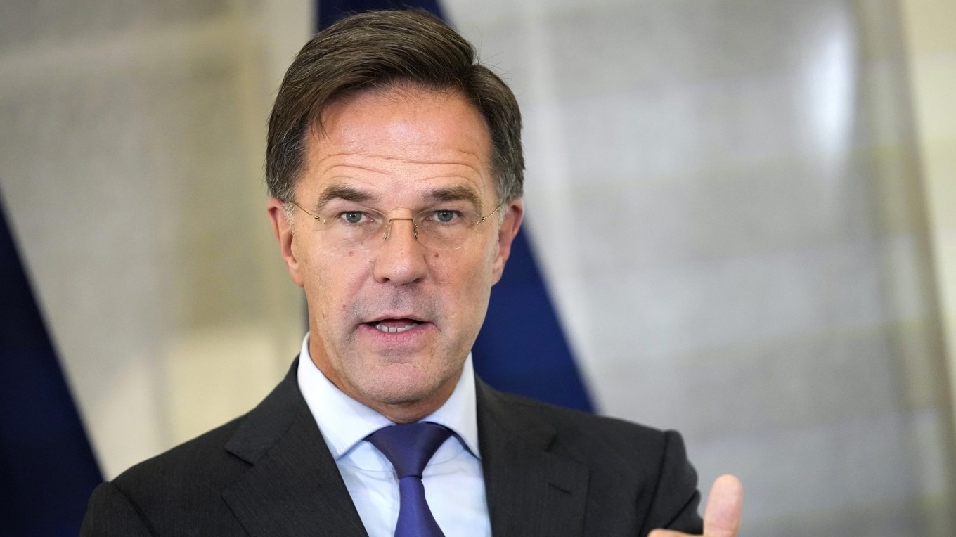 Natos generalsekreterare Mark Rutte. Arkivbild. Foto: Sergei Grits/AP/TT