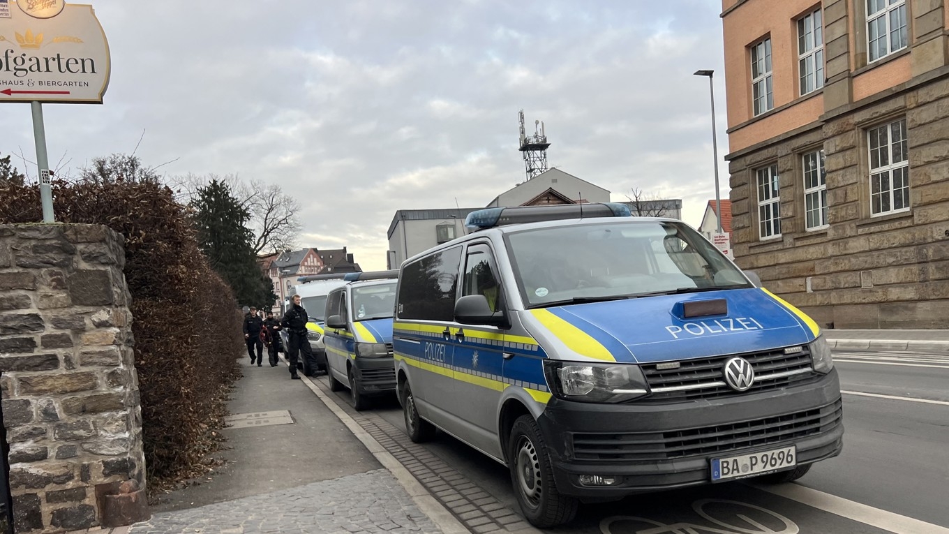 Ett knivdåd inträffade i Aschaffenburg i Tyskland den 22 januari. Ett barn och en man dog och ytterligare två personer skadades. Foto: Pascal Hoefig/NEWS5/AFP via Getty Images