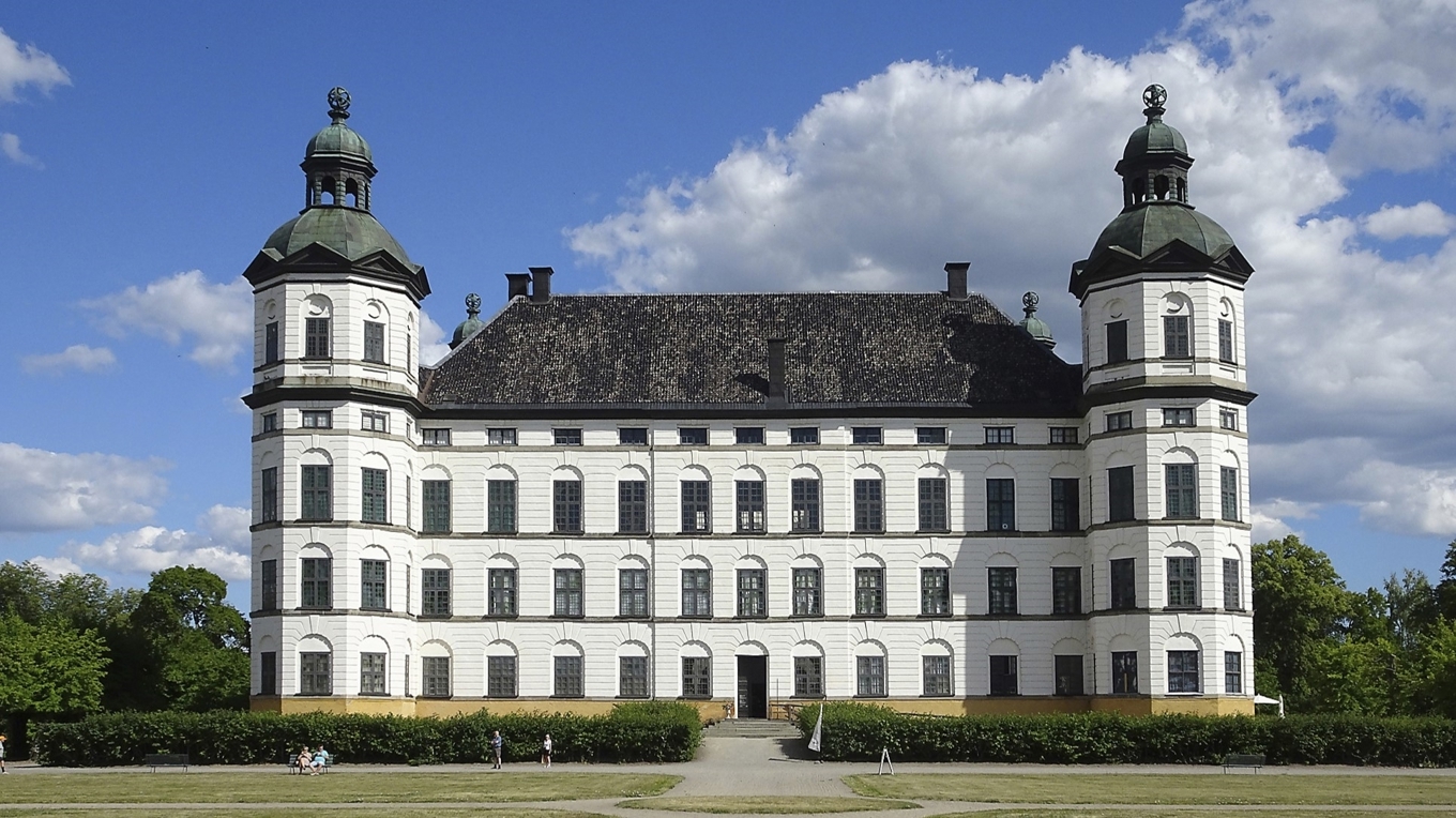 Skokloster slott byggdes i mitten av 1600-talet och är ett av världens främsta barockslott. Foto: Holger Ellgaard