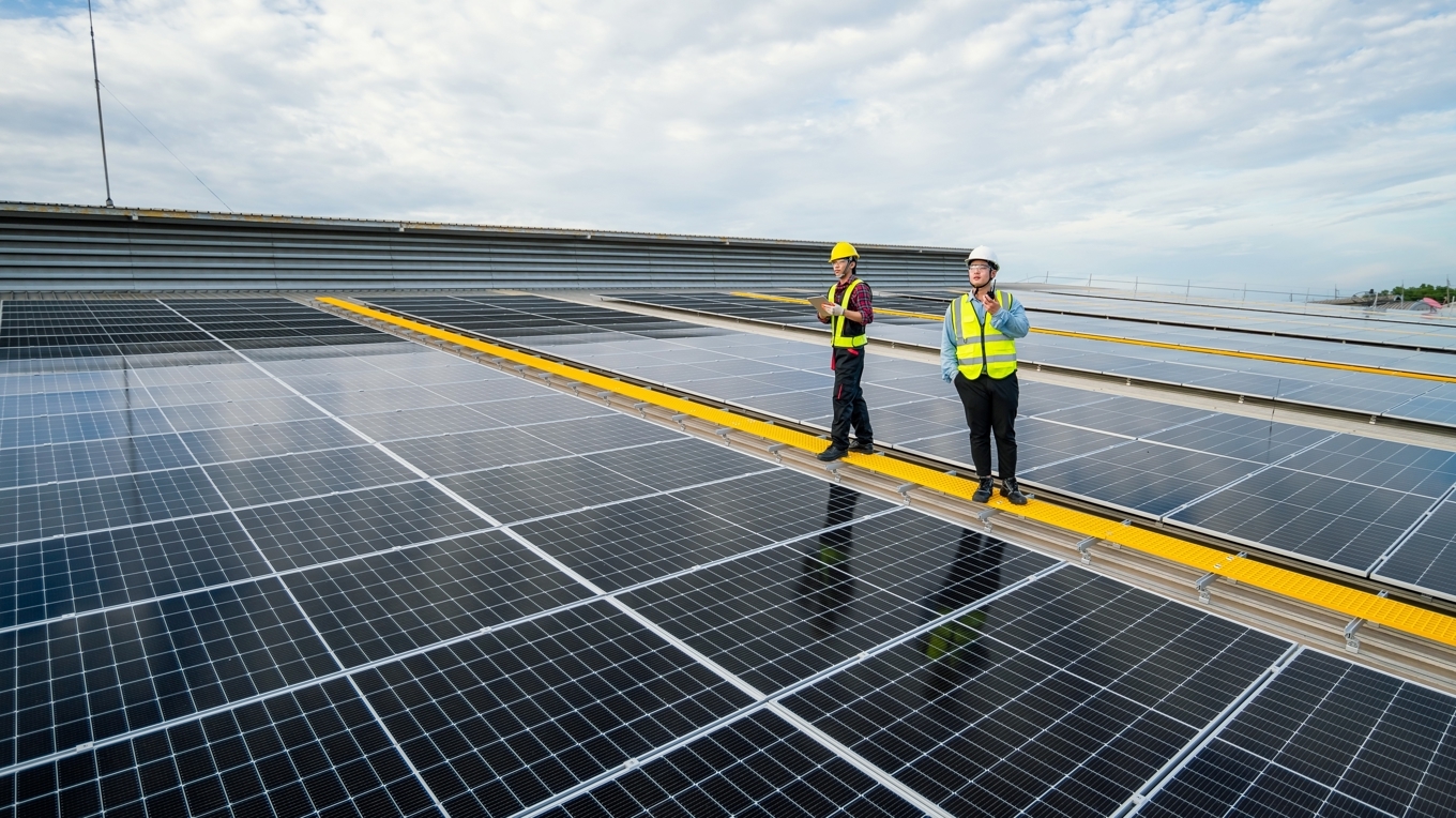 Solceller – snart på varje tak i EU? Foto: Wut.Anunai/Shutterstock