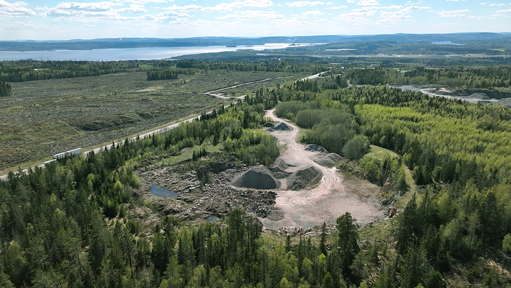 De kinesiska planerna på en fabrik för tillverkning av grafitpulver på Torsboda Industrial Park i Timrå har lagts ner. Foto: Torsboda Industrial Park