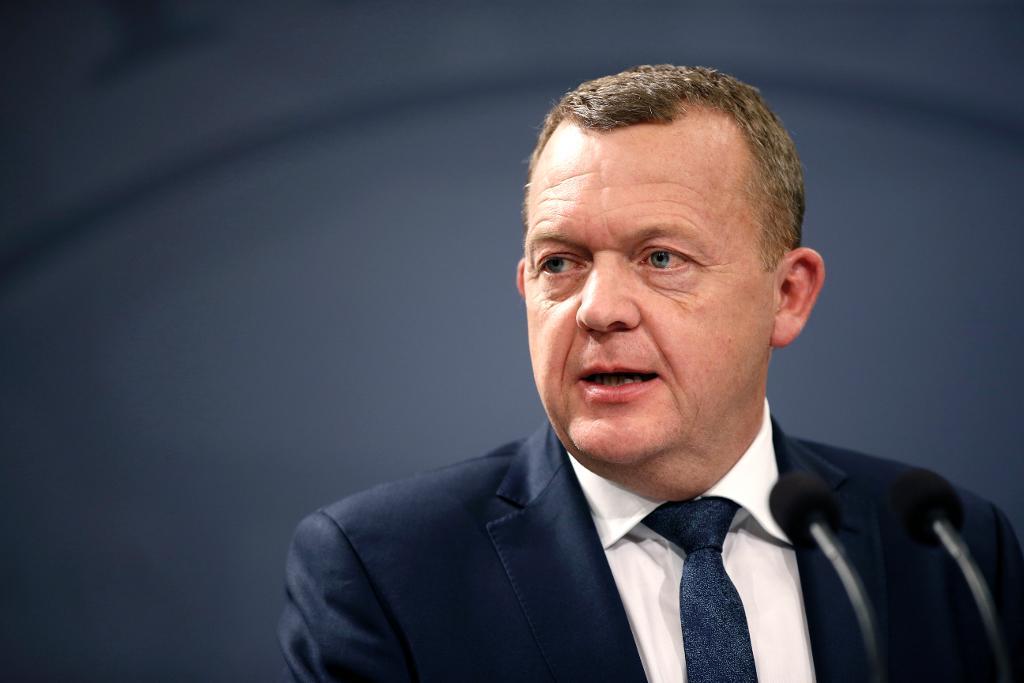 Danmarks statsminister Lars Løkke Rasmussen beklagar det svenska beslutet att införa id-kontroller. (Foto: Arkivbild. Stine Bidstrup/Polfoto/AP/TT)