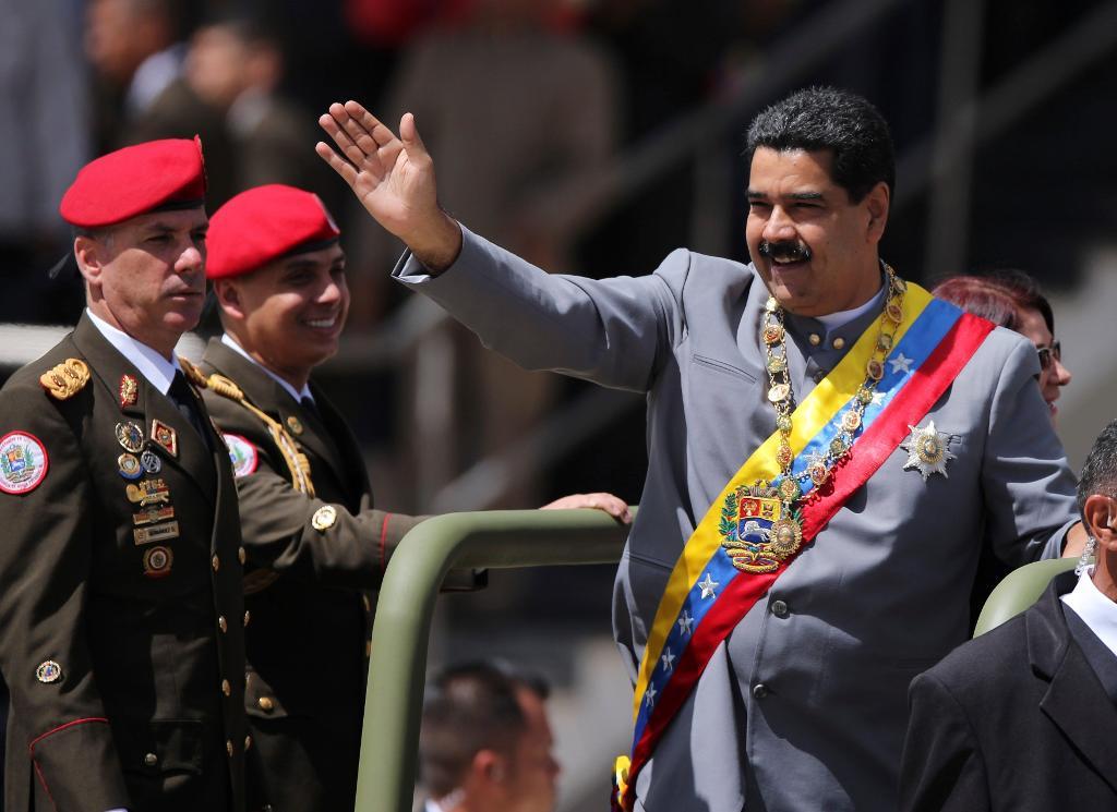 Venezuelas president Nicolás Maduro.   Foto: Fernando Llano/AP/TT-arkivbild