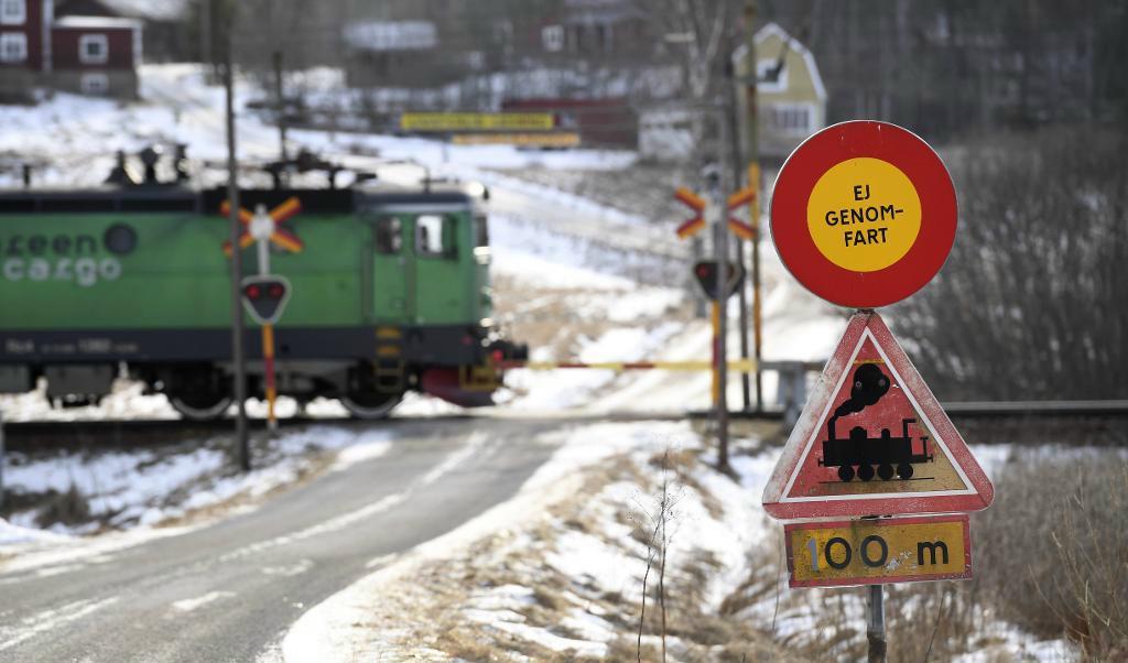
En järnvägsvagn läcker saltsyra. Foto: Fredrik Sandberg/TT-arkivbild                                            