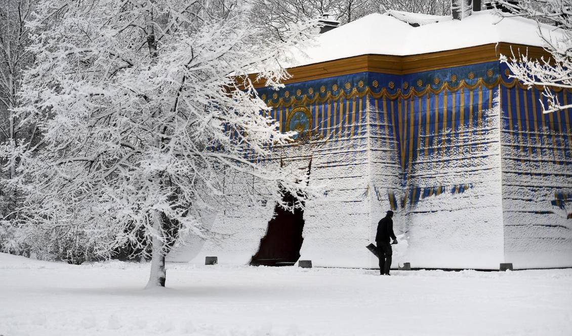 Nytt snöfall är på väg in över landet. Foto: Pontus Lundahl/TT