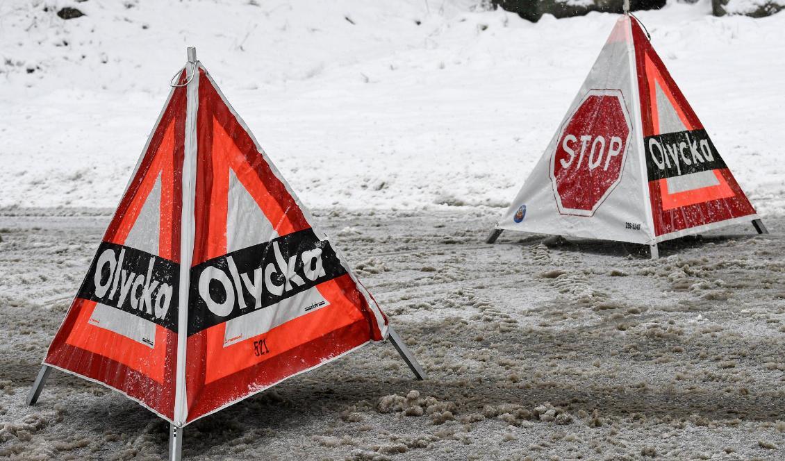 Flera personer har skadats i trafikolyckor i Uppsalatrakten. Foto: Johan Nilsson/TT-arkivbild