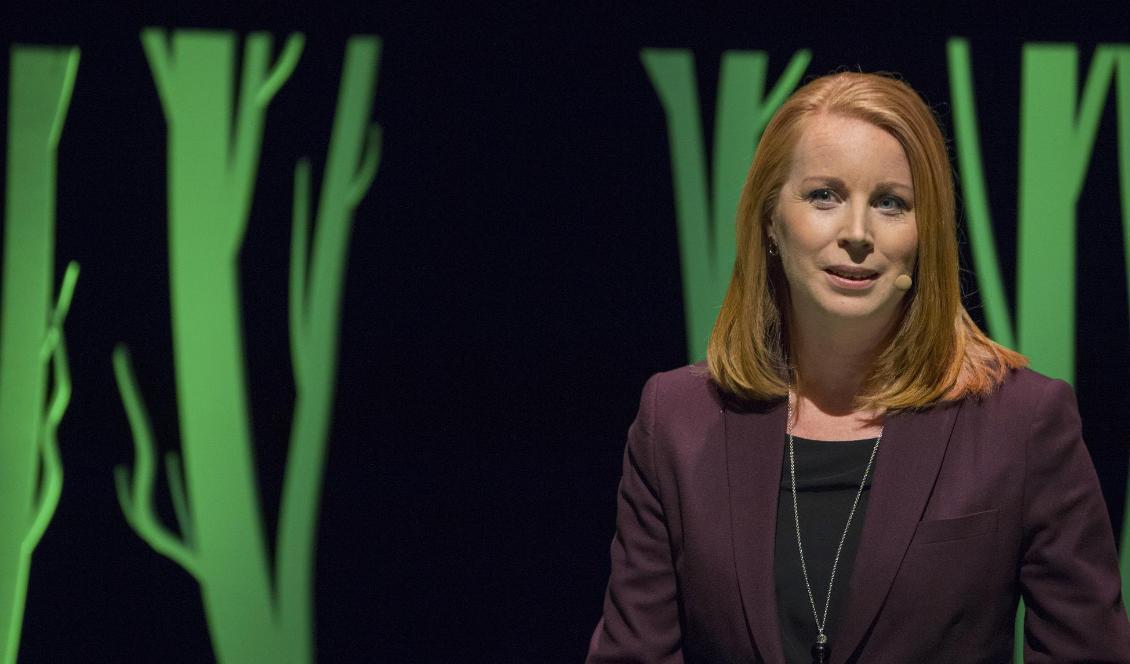 Centerpartiets ledare, Annie Lööf. Foto: Patrick Trägårdh/TT