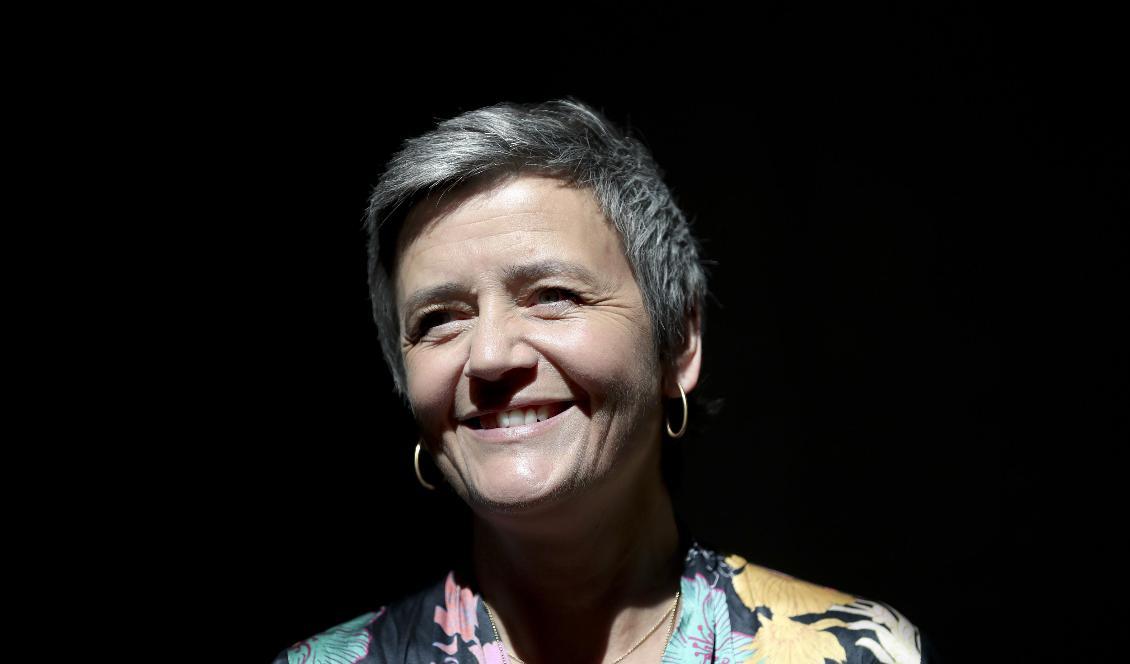 Danska Margrethe Vestager (född 1968) är tidigare finansminister och just nu EU-kommissionär för konkurrensfrågor. Foto: Francisco Seco/AP/TT