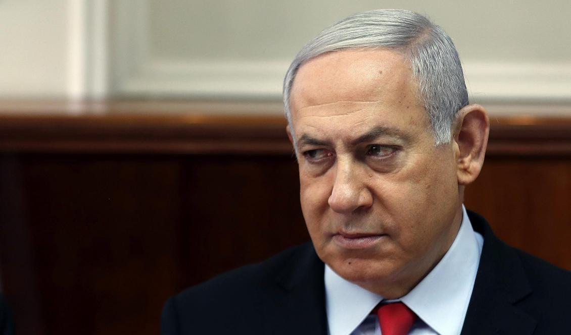 Israels premiärminister Benjamin Netanyahu åtalas för korruption. Foto: Ronen Zvulun/AP/TT-arkivbild