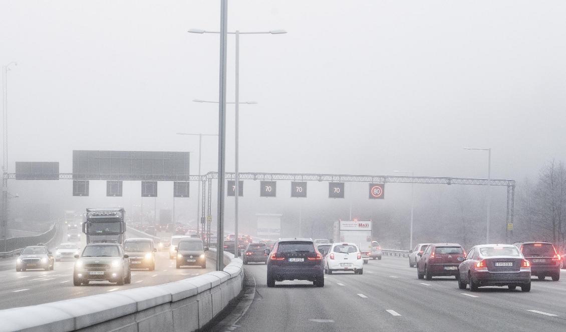 Dis eller dimma kan förekomma på flera platser i landet under dagen. Foto: Lars Pehrson/SvD/TT-arkivbild