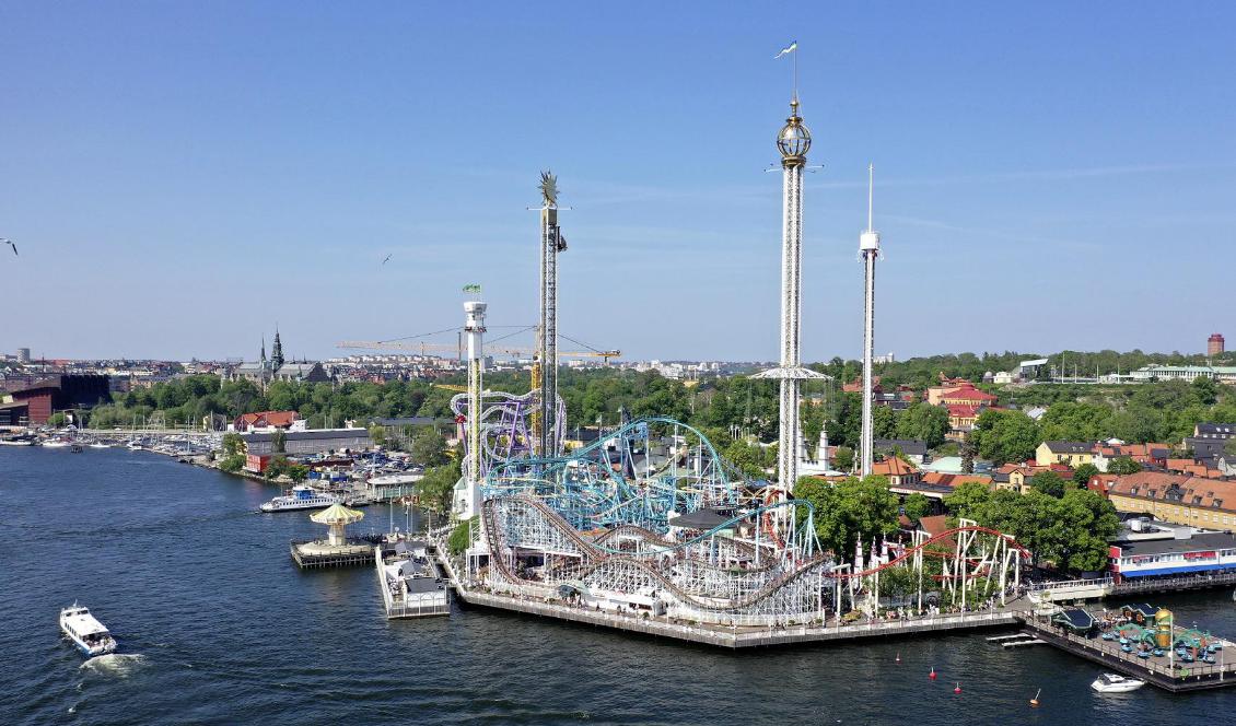 Gröna Lund, en av Parks and Resorts viktigaste verksamheter, omsatte 671 miljoner kronor 2018. Foto: Fredrik Sandberg/TT-arkivbild