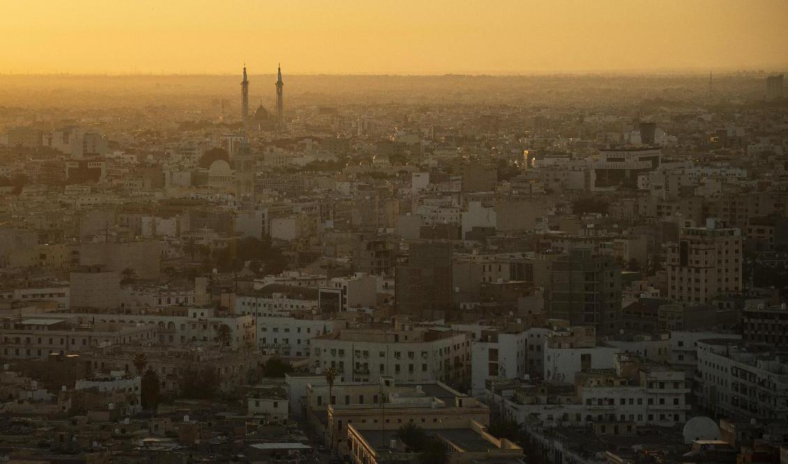 Libyens huvudstad Tripoli. Foto: Felipe Dana/AP/TT-arkivbild