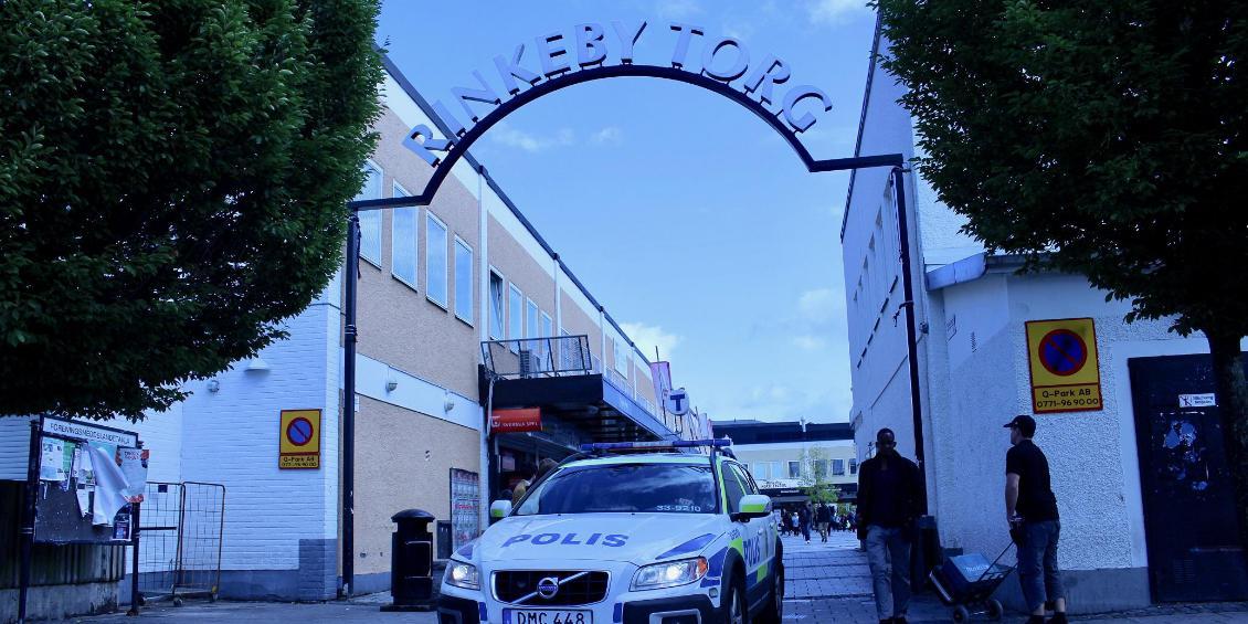 Rinkeby i nordvästra Stockholm anses av polisen vara ett särskilt utsatta områden. Foto: Susanne W Lamm/Epoch Times. Arkivbild.