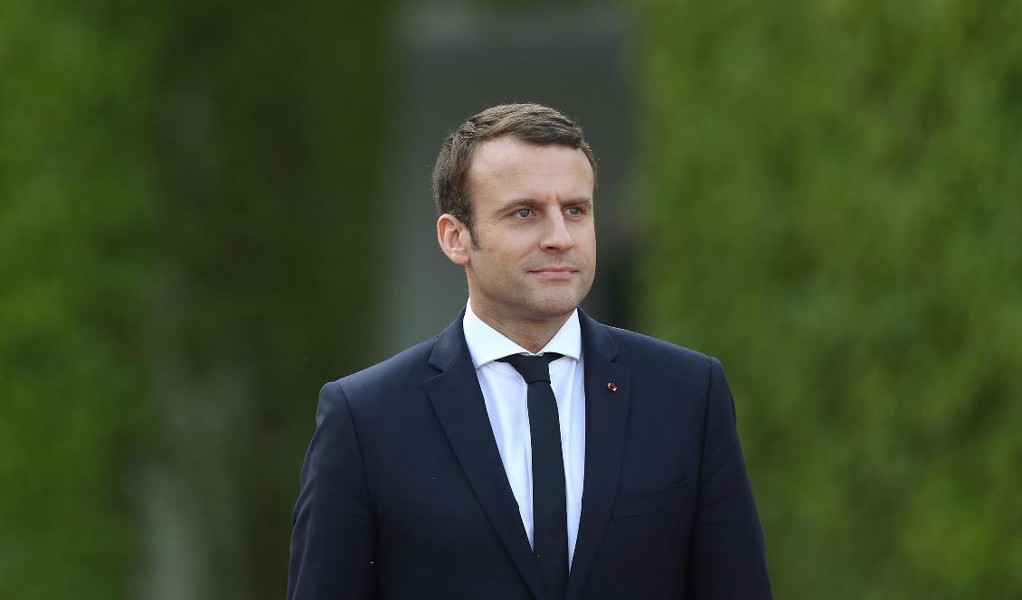 
Frankrikes president Emmanuel Macron under ett besök i Berlin den 15 maj 2017. Foto: Sean Gallup/Getty Images                                            