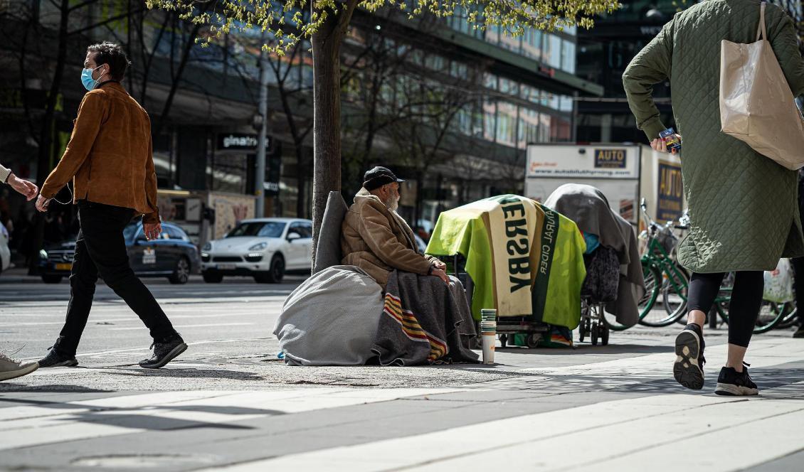 
Tiotusentals är hemlösa i Sverige. Foto: Sofia Drevemo                                            