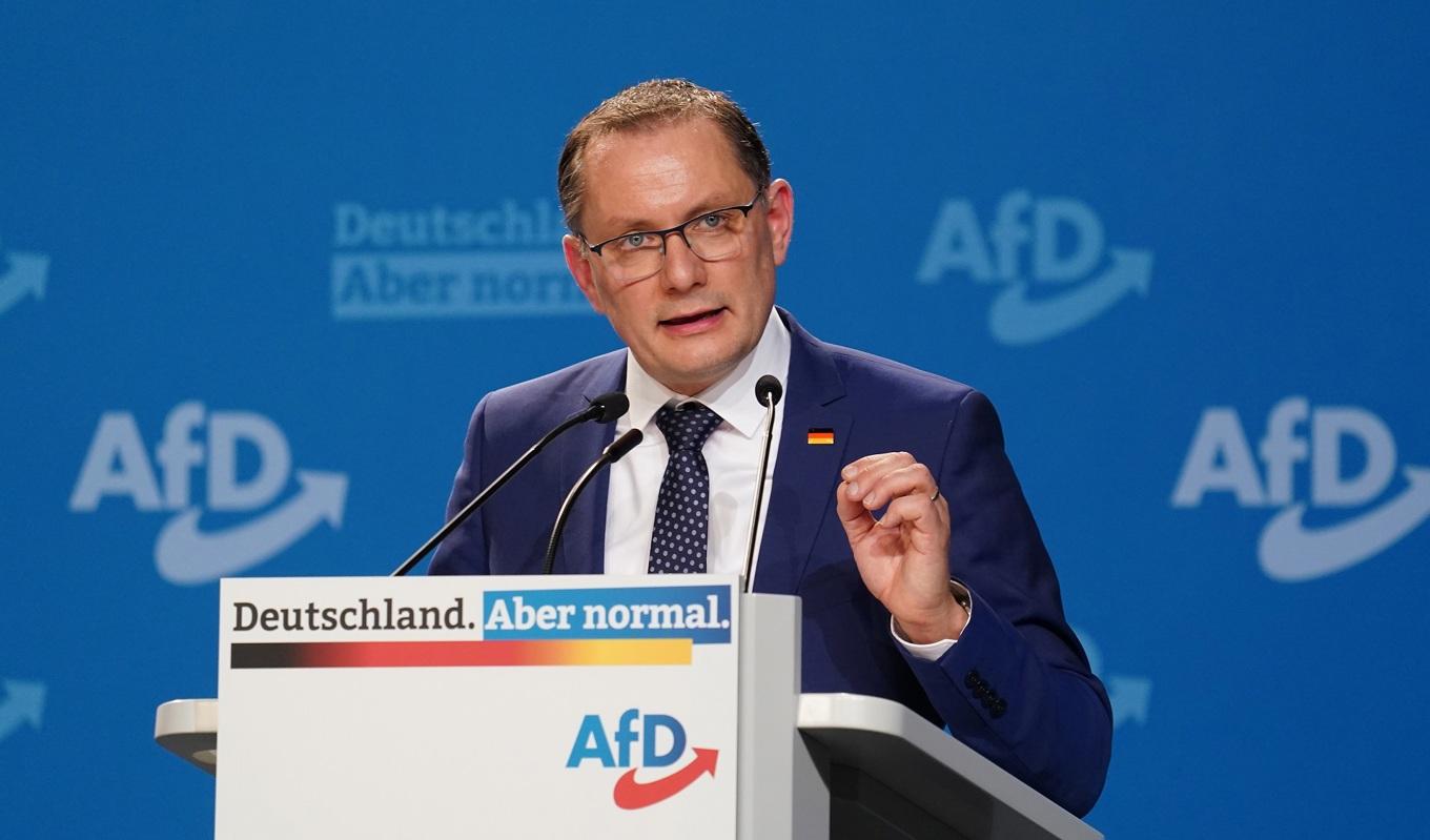 Tino Chrupalla, en av partiledarna för Alternativ för Tyskland (AfD). Foto: Sean Gallup/Getty Images