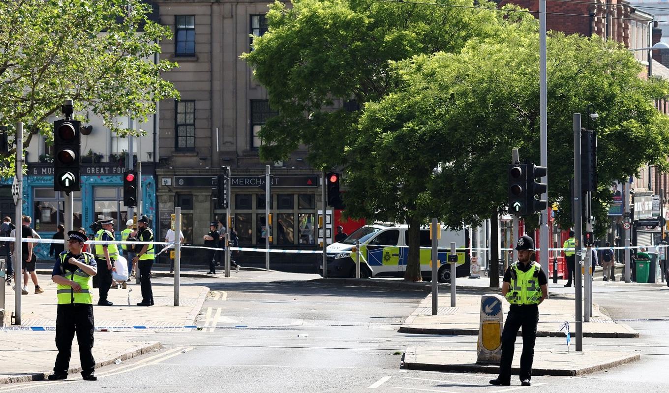 En 31-årig man har gripits misstänkt för flera mord i Nottingham i Storbritannien. Foto: Darren Staples/AFP via Getty Images
