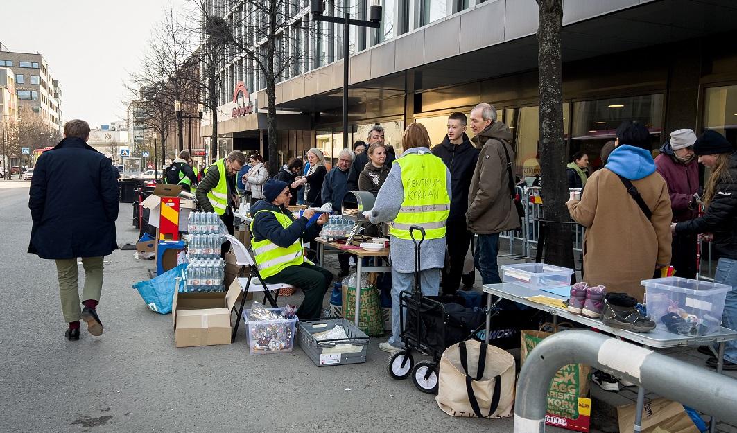 Många ukrainare har fått ett arbete i Sverige, enligt en mätning. Foto: Sofia Drevemo