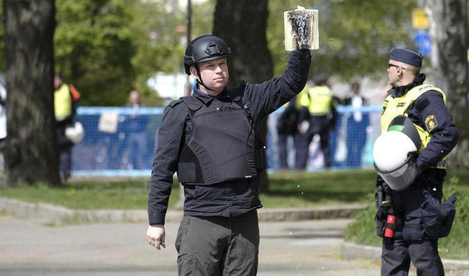 Den dansk-svenske politikern Rasmus Paludan. Foto: Marcus Strand