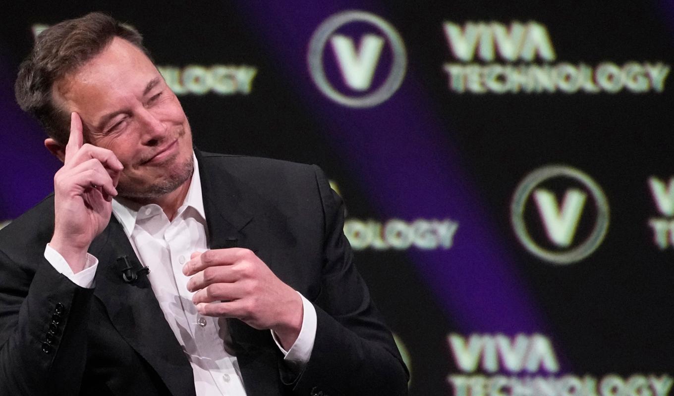 Elon Musk, ägare av X, som tidigare hette Twitter. Foto: Michel Euler/AP/TT