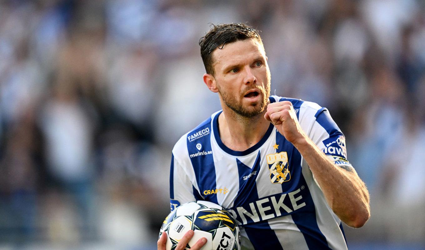 Marcus Berg blev hjälte för Göteborg i bottenmötet med Degerfors. Arkivbild. Foto: Björn Larsson Rosvall/TT