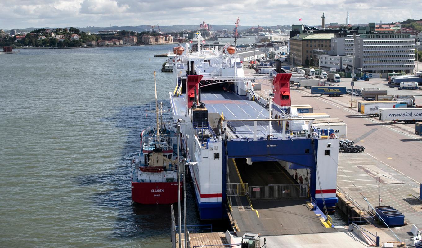 Göteborgs hamn. Arkivbild. Foto: Björn Larsson Rosvall/TT