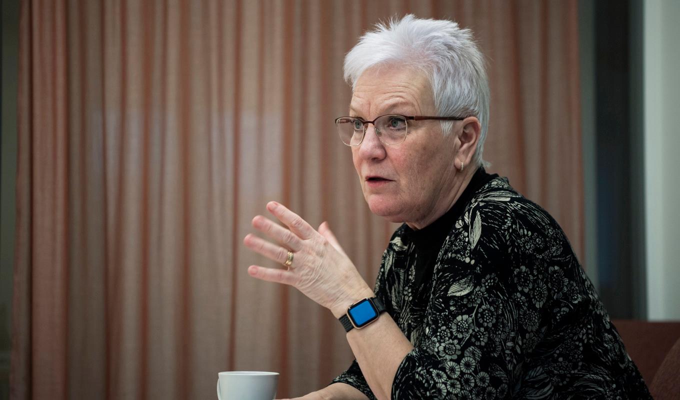 Åsa Lindestam, ordförande Pensionärernas Riksorganisation, PRO. Arkivbild. Foto: Caisa Rasmussen / TT