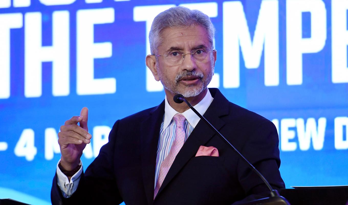 Indiens utrikesminister Subrahmanyam Jaishankar. Arkivbild. Foto: Olivier Douliery/AP/TT