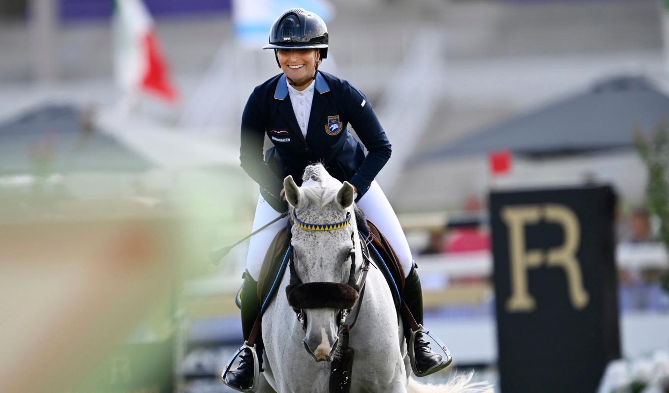 Wilma Hellström var med och säkrade EM-guldet. Foto: Pontus Lundahl/TT