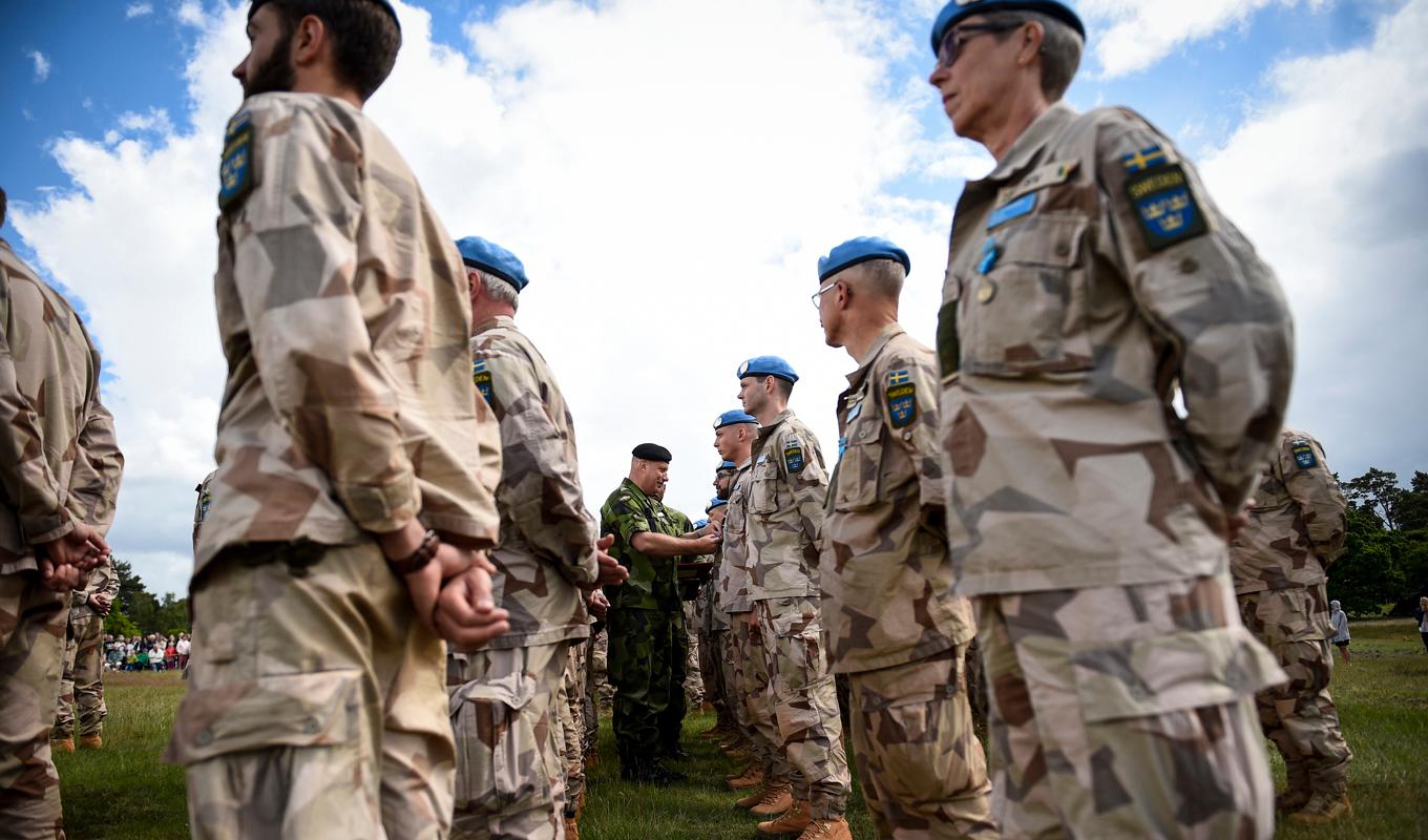 Utlandsveteraner som kommit hem etablerar sig väl på arbetsmarknaden. Arkivbild. Foto: Emil Langvad/TT