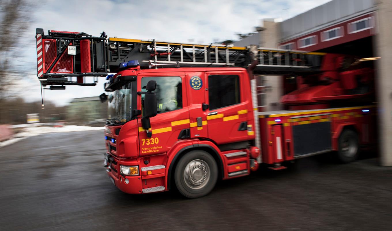 En äldre man har omkommit i en brand i Nybro. Arkivbild. Foto: Pontus Lundahl/TT