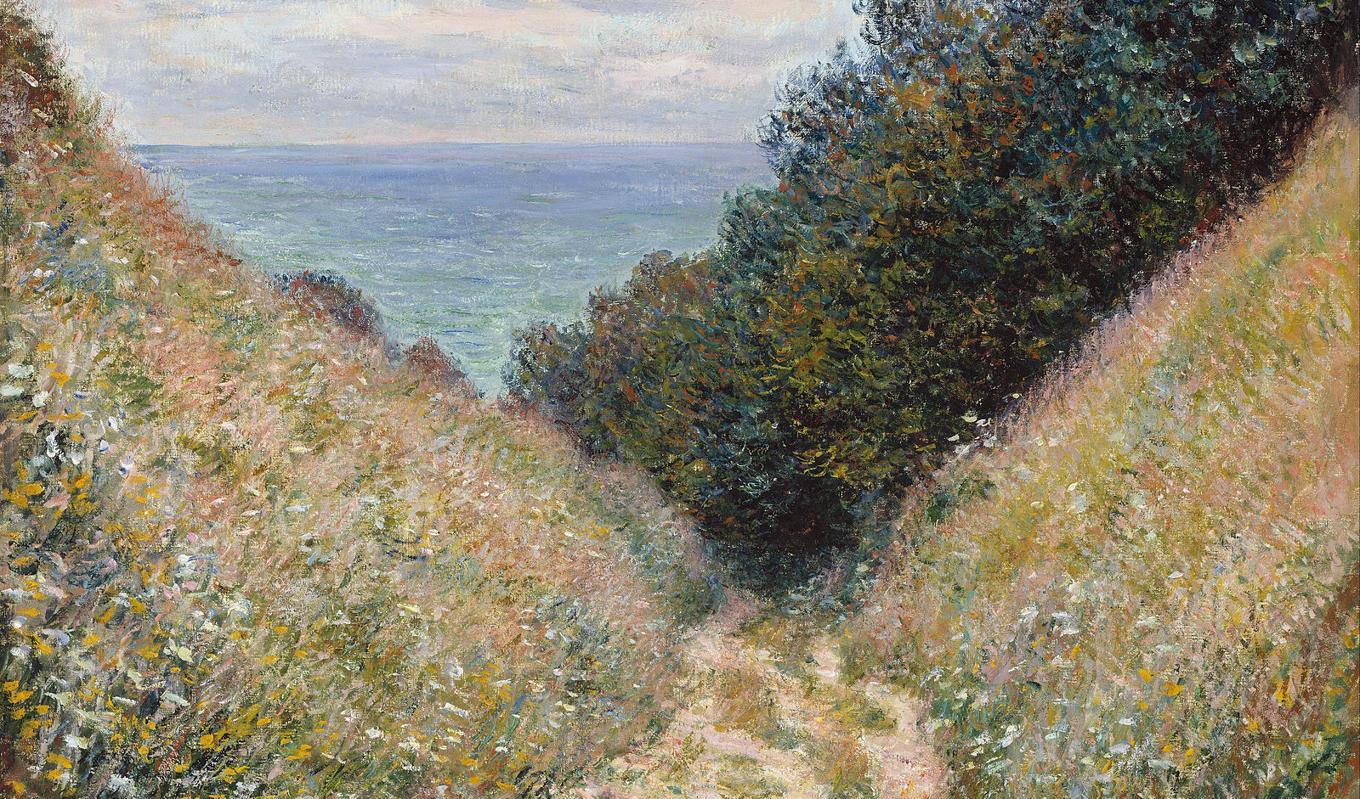 Claude Monet (1840–1926) – Vägen vid La Cavée, Pourville. Foto: Public Domain