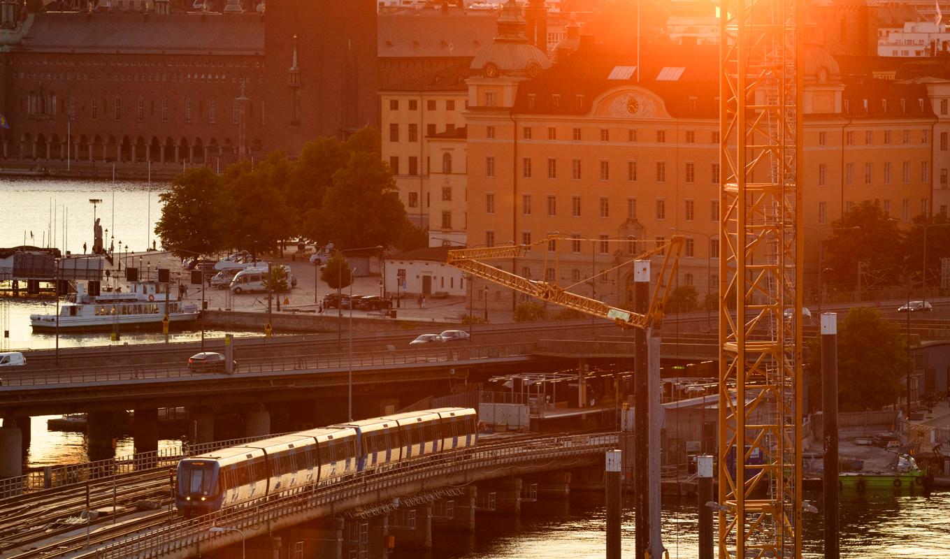 Tunnelbanan mellan Gamla stan och Slussen i Stockholm. Arkivbild. Foto: Oscar Olsson/TT