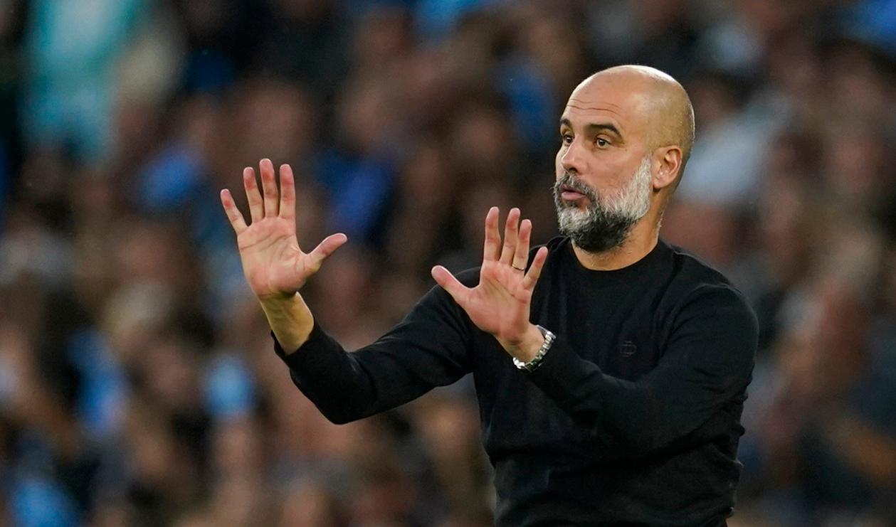 Manchester Citys tränare Pep Guardiola vill att katalanska ska bli ett officiellt språk i EU. Arkivbild Foto: Dave Thompson/AP/TT