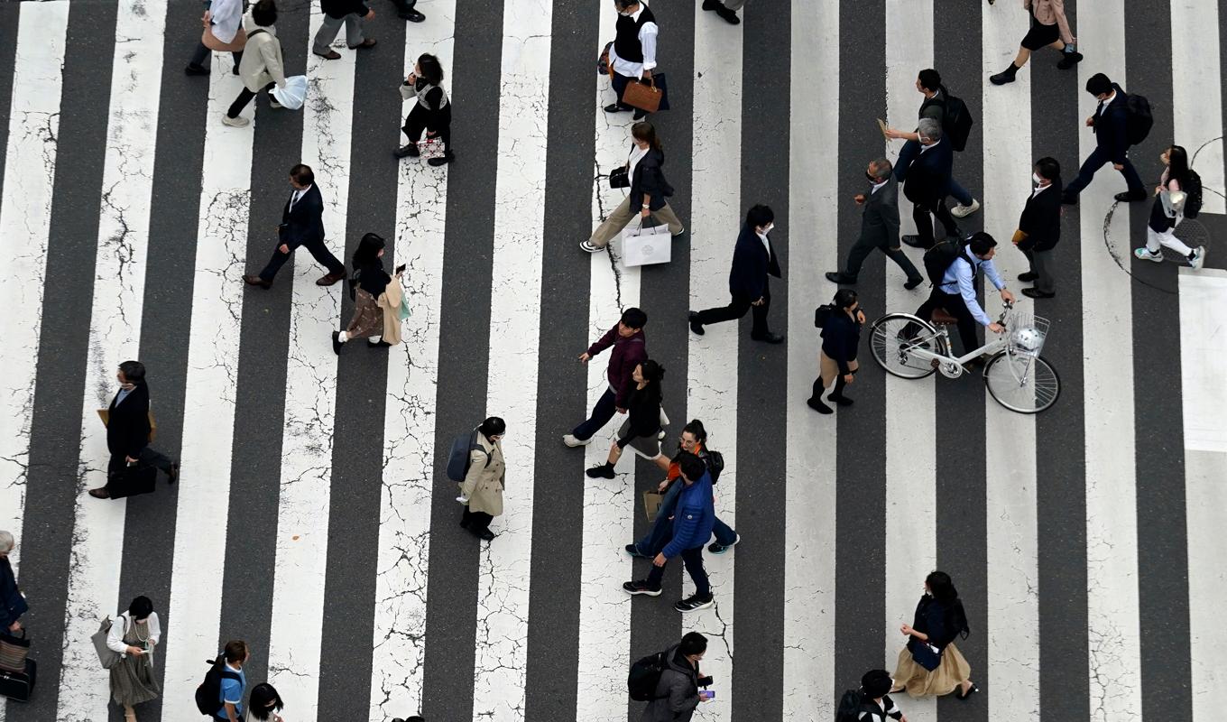 Den japanska befolkningen blir bara äldre. Arkivbild. Foto: Eugene Hoshiko/AP/TT